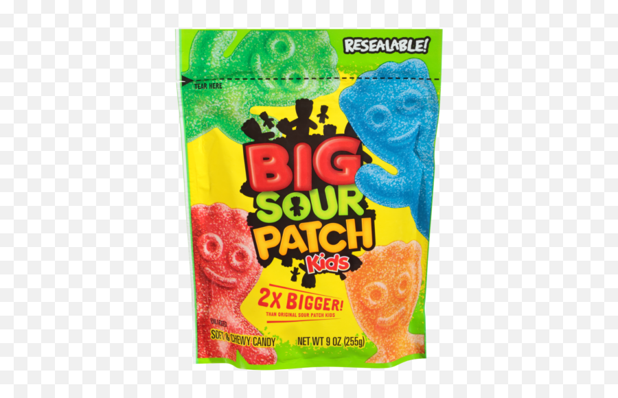 Sour Patch Kids Big Soft Chewy Candy - Big Sour Patch Kids Png,Sour Patch Kids Png