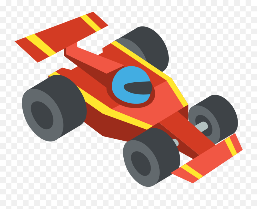 Racing Car Emoji Clipart - Race Car Icon Transparent Png,Car Emoji Png