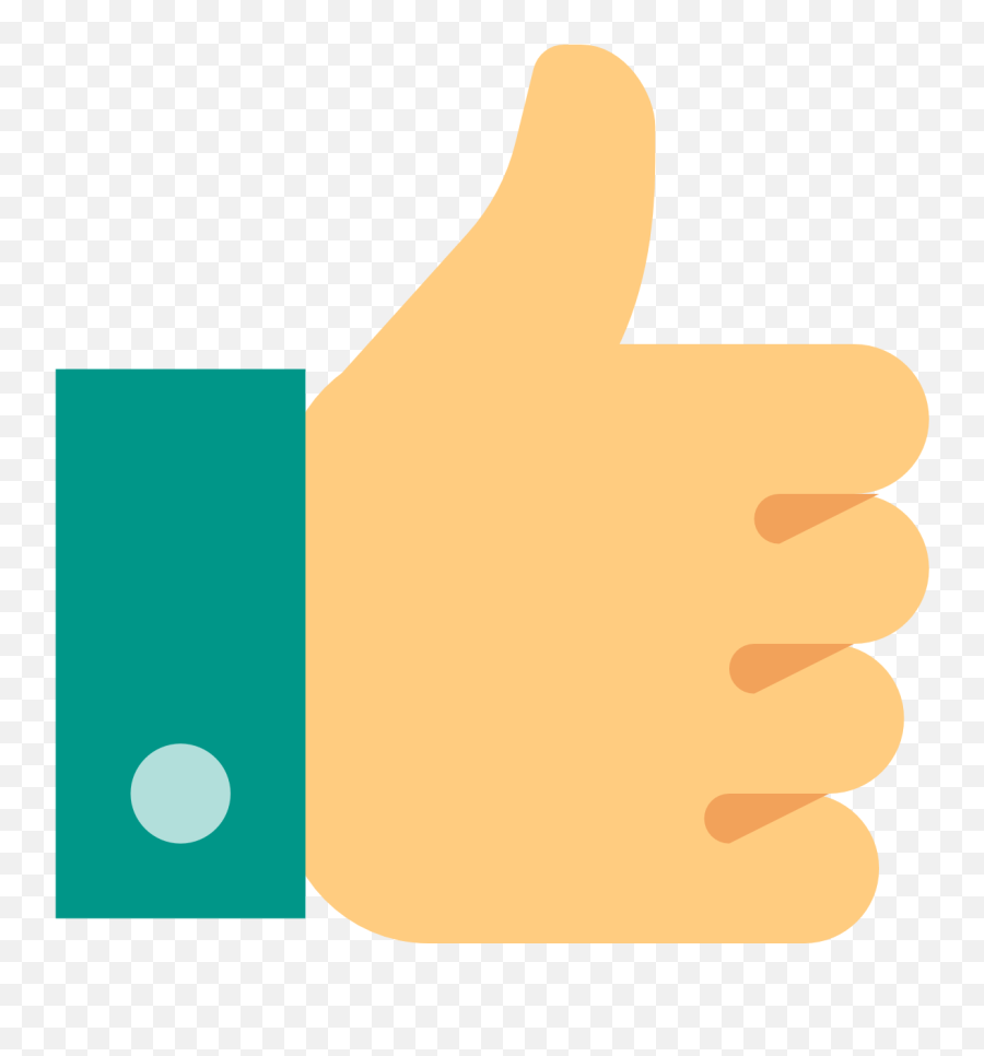 Download Flat Design Like Png Image For - Thumbs Up Icon Png,Flat Hand Png