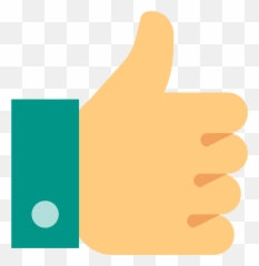 Download Flat Design Like Png Image For - Thumbs Up Icon Png,Flat Hand Png