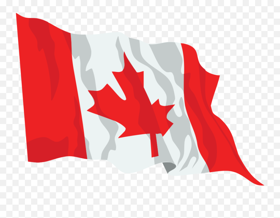 Flag Of Canada Popular World Country - Waving Canadian Flag Png,Canadian Leaf Png