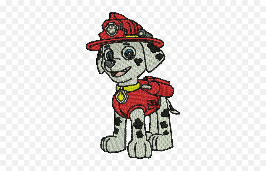 Marshall Paw Patrol Embroidery Designs Instant Download - Drawing Marshall Paw Patrol Png,Marshall Paw Patrol Png