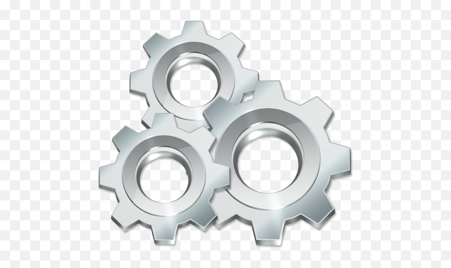 Execute Gears Settings Silver Utilities Icon - Download Setting 3d Icon Png,Settings Icon Png