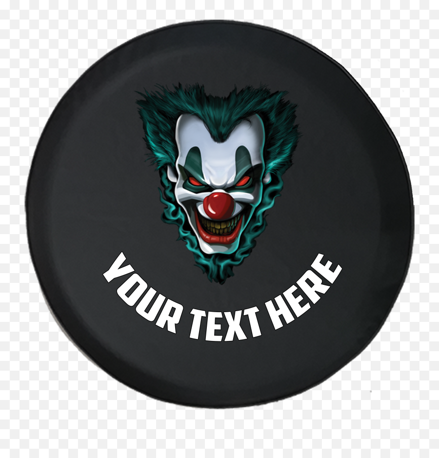Spare Tire Cover Personalized Scary - Joker Png,Scary Clown Png