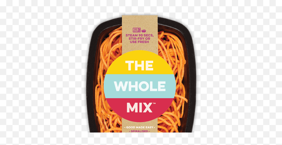 Kumara Spiralised Vege Noodles - The Whole Mix Kumara Noodles Countdown Png,Noodle Png
