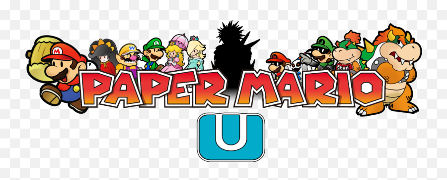 Download Paper Mario Wii U Logo - Logo Paper Mario Wii U Png,Wii U Logo