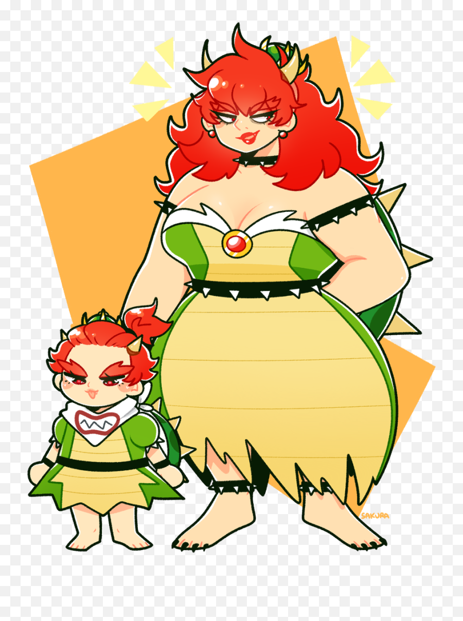 Cherriboos - White Bowsette Transparent Png,Bowsette Png