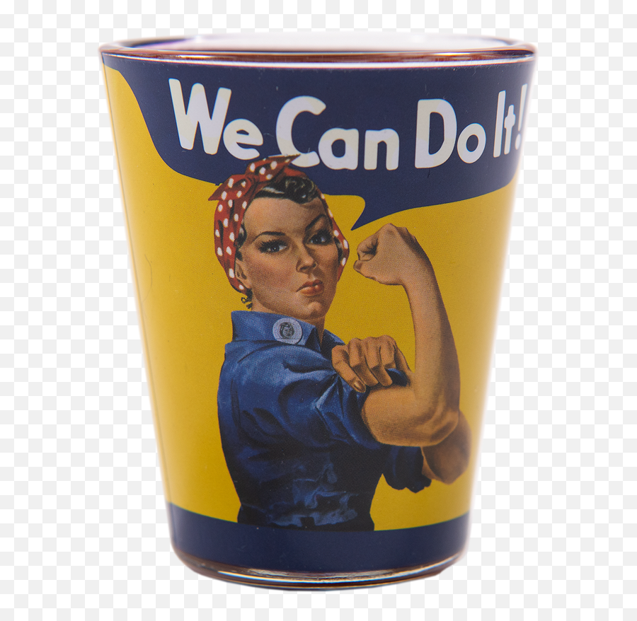 Rosie The Riveter Shot Glass - We Can Do The Png,Rosie The Riveter Png