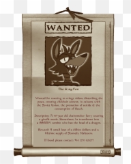 Download Pyrocynical Wanted Poster - Gray Fox Oblivion Gray Fox Oblivion Png,Pyrocynical Transparent