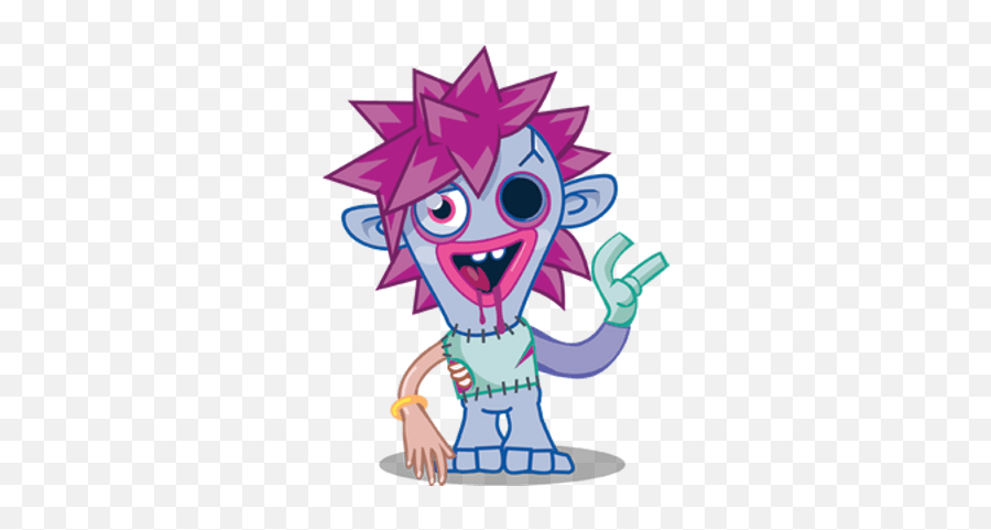 Zommer The Zombie Transparent Png - Stickpng Moshi Monster Zommer Png,Zombie Transparent