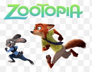 Nick Wilde And Judy Hopps Transparent - Zootopia Coloring Page png
