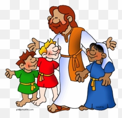 St Mark Catholic Church Eucharist And First Holy - Jesus And The Children Clipart png