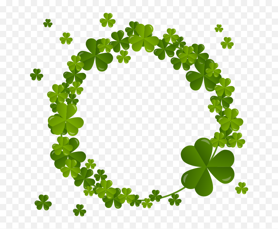 Shamrock Clover Plant Flora Ireland - Green Floral Wreath Png,Plant Icon Image Clip Art