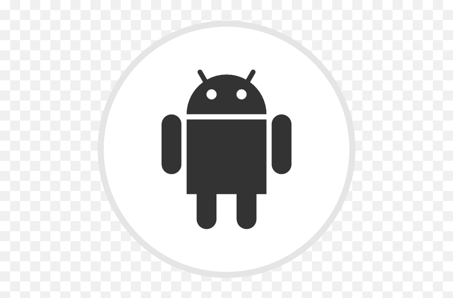 Droid Media Online Social Icon Png Black Circle With Message Android