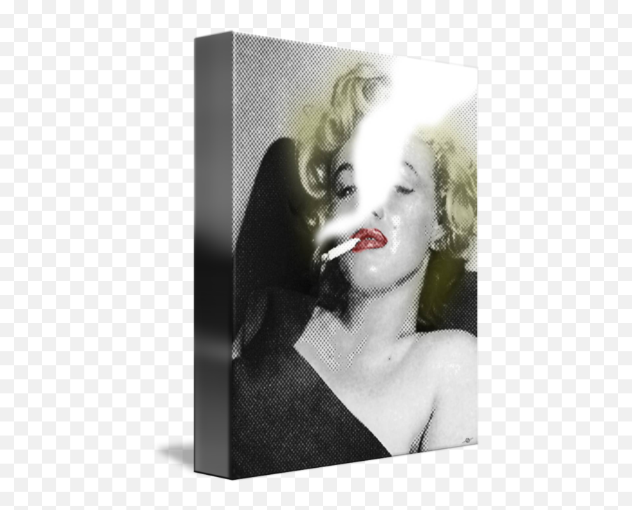 Marilyn Monroe Smokes By Tony Rubino - Art Png,Marilyn Monroe Icon