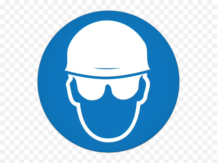 Iso Mandatory Safety Sign - Wear Safety Hat Sign Png,Hard Hat Icon Png