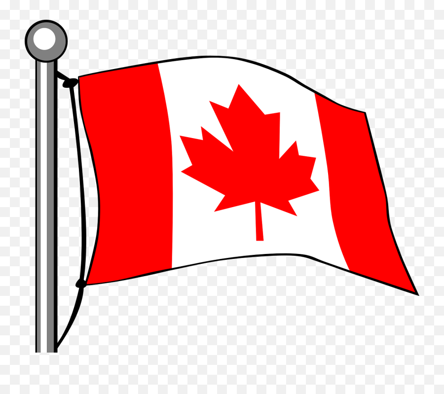 Canada Flag Maple - Canada Flag Cartoon Png,Canada Maple Leaf Png