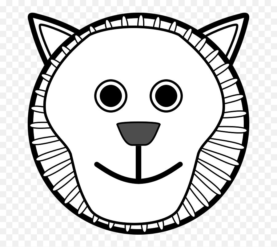 Lion Wildcat Carnivore - Free Vector Graphic On Pixabay Lion Face Clip Art Png,Wildcat Icon