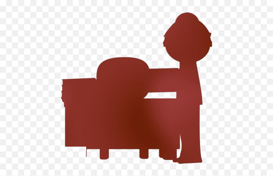 Transparent Messy Desk Clipart Pngimagespics - Silhouette,Messy Icon