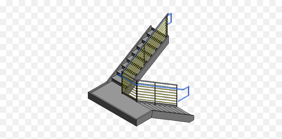 Continuous Rail Revit Lt 2019 Autodesk Knowledge Network - Egress Stair Guardrail Png,Railing Png