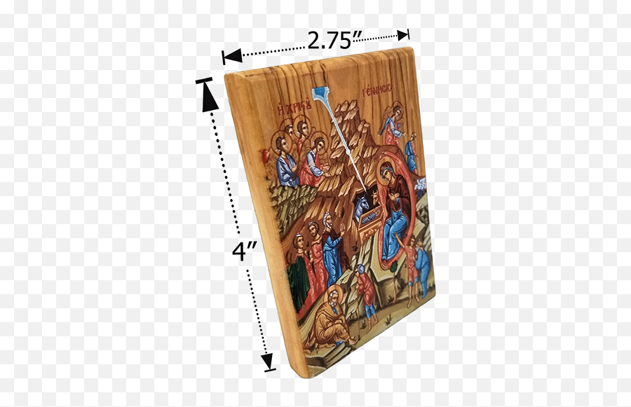 Nativity Scene Olive Wood Color Icon - Fictional Character Png,Icon Dimensions