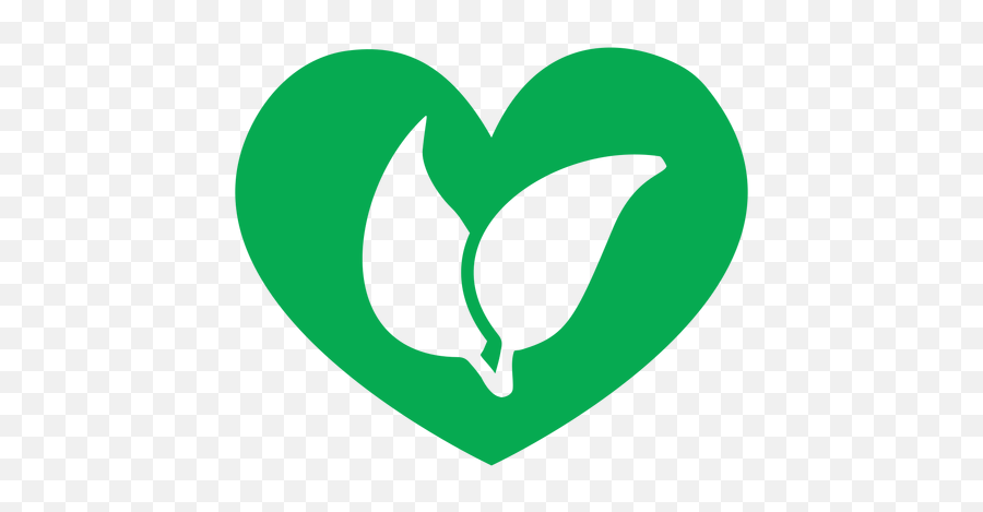 Green Heart Leaves Icon Transparent Png U0026 Svg Vector - Icono De Corazon Verde,Leaf Bird Icon