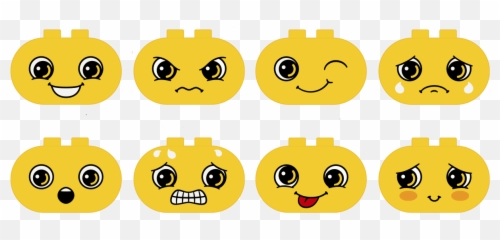 Explore The Face Bricks - Build Me Emotions Lego png