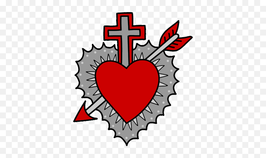 Love Heart Sticker - Love Heart Amor Discover U0026 Share Gifs Sacred Heart Gifs Png,Icon Of The Sacred Heart