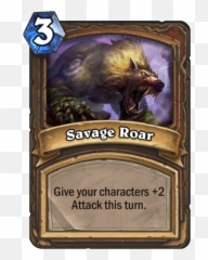 Hearthstone Classes Druid Overview And Guide - Savage Roar png