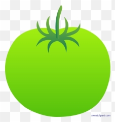 Tomato Clip Fruit Transparent Png - Green Tomato Clipart,Tomato Clipart Png