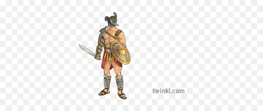 Roman Gladiator Illustration - Roman Gladiator Png,Gladiator Png