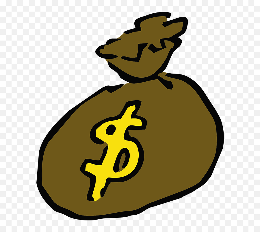 Money Bag Bank Rich - Money Bag Png Cartoon,Bags Of Money Png