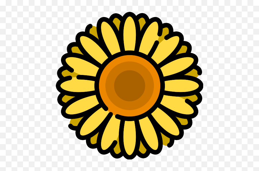 Recent Sunflower Png Icons And Graphics - Png Repo Free Png Daisy Flower Drawing For Kids,Sunflowers Transparent