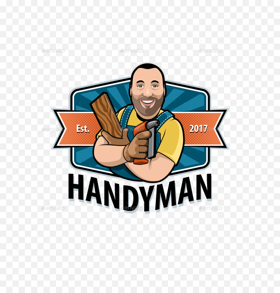 Handyman Diy Man Transparent Png - Car Services Mascot Logo,Handyman Png