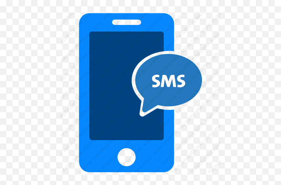 Download Mobile Sms Vector Icon Inventicons - Sms In Smart Phone Png,Sms Icon Png