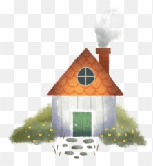 Cartoon House Chimney Png Download - House Chimney Smoke Cartoon,Chimney Png