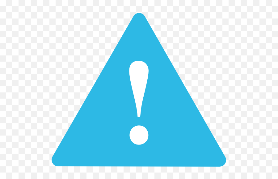 Light Blue Warning Sign Clip Art - Vector Clip Blue No Sign Png,Warning Sign Png