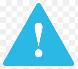 Light Blue Warning Sign Clip Art - Vector Clip Blue No Sign Png,Warning Sign Png