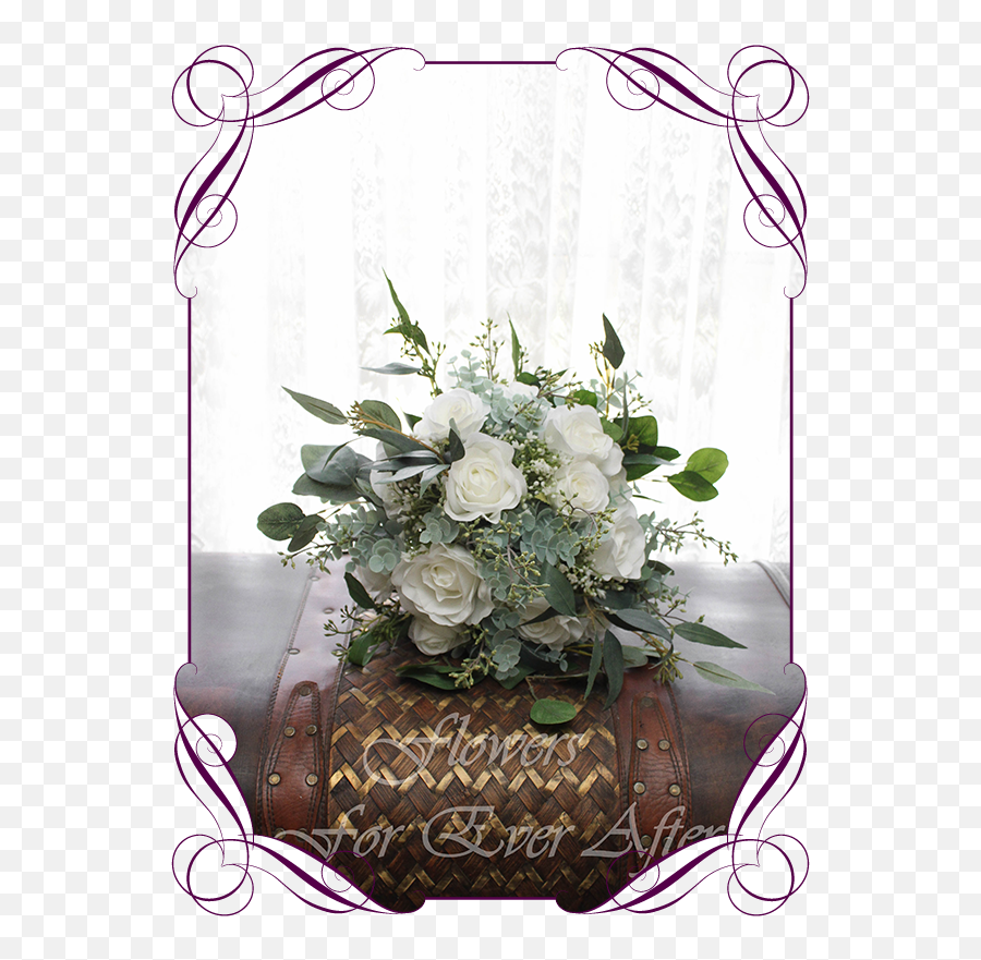 Mary Bridal Bouquet - Nude Bridal Bouquet Cascade Png,Baby's Breath Png