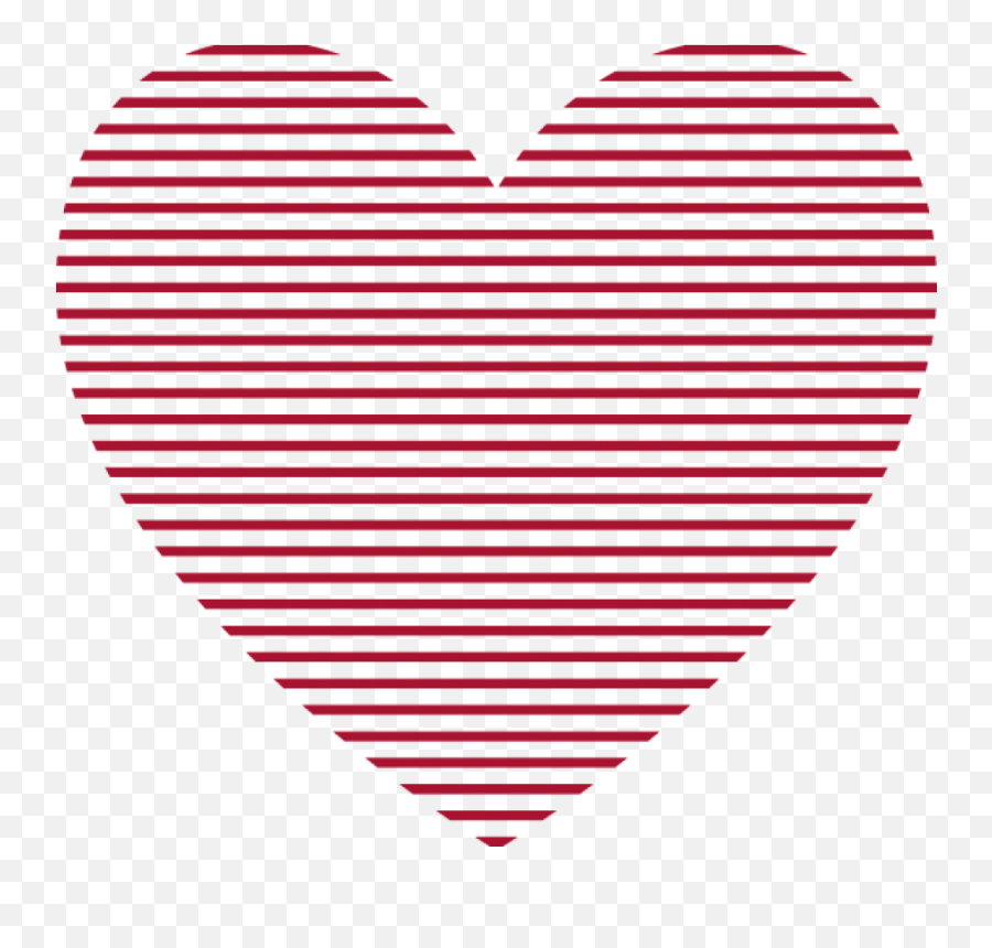 Red Heart Lines Png Image - Heart With Lines Clipart,Line Clipart Png