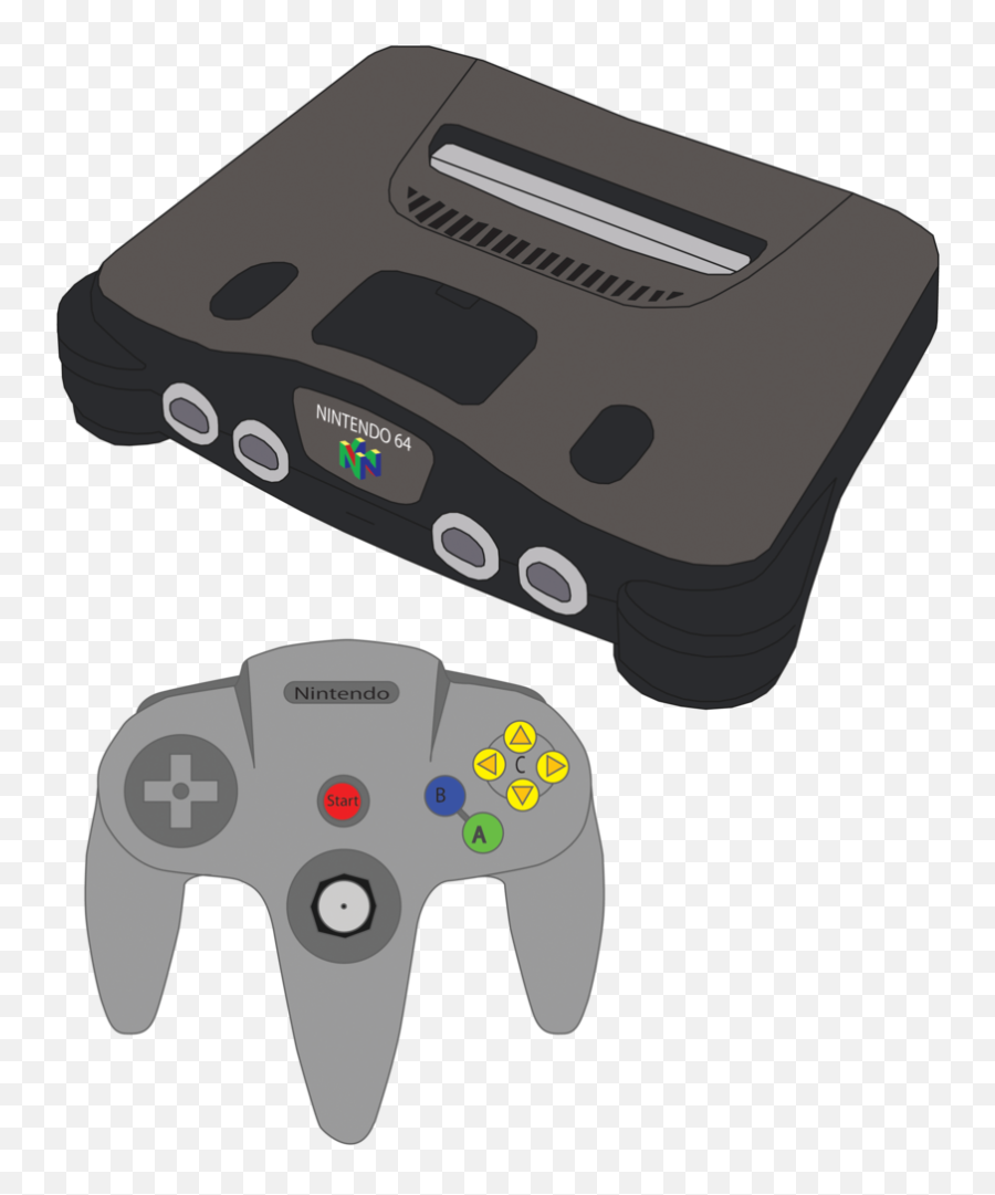 Nintendo 64 Controller Png 3 Image - Nintendo 64 Png Cartoon,Nintendo 64 Png