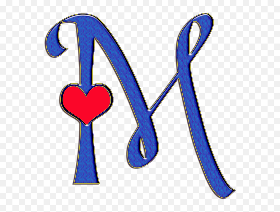 Monogram Alphabet Lettering - Clip Art Png,Coração Png