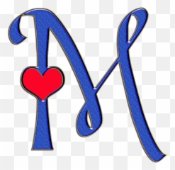 Monogram Alphabet Lettering - Clip Art Png,Coração Png