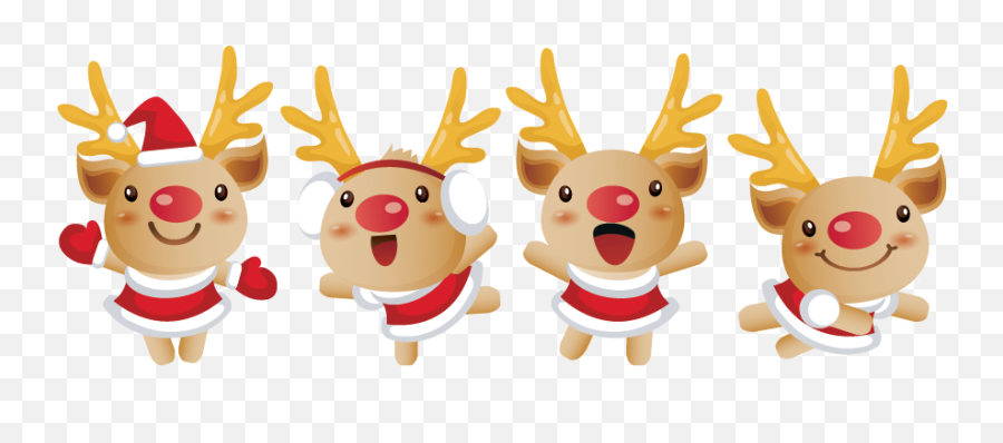 Download Reindeer Christmas Santa Clauss Hq Image Free Png And