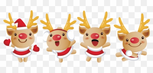 Download Reindeer Christmas Santa Clauss Hq Image Free Png
