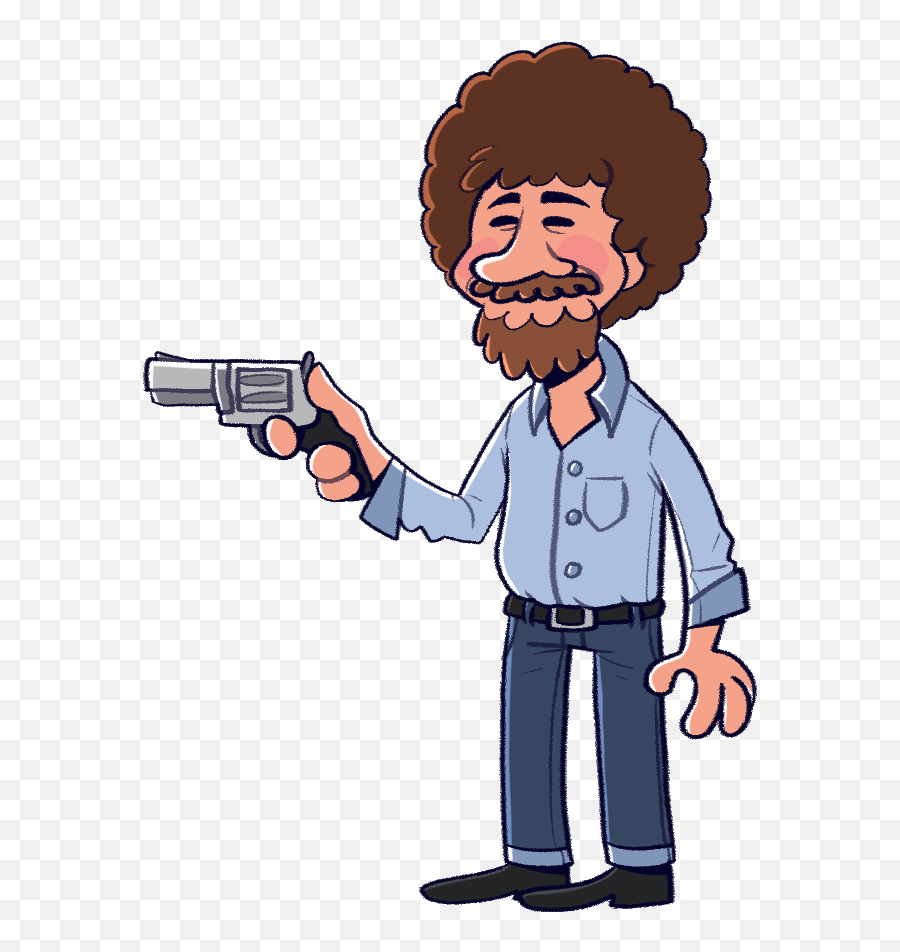 Blursedimages - Delete This Or We Ll Have A Happy Little Accident Png,Bob Ross Png