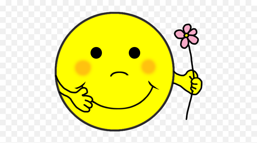 Smiley Face Clipart - Happy Face Smiley Face Flower Clipart Png,Smile Face Png