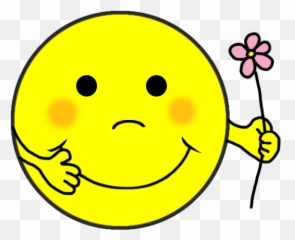 Smiley Face Clipart - Happy Flower png
