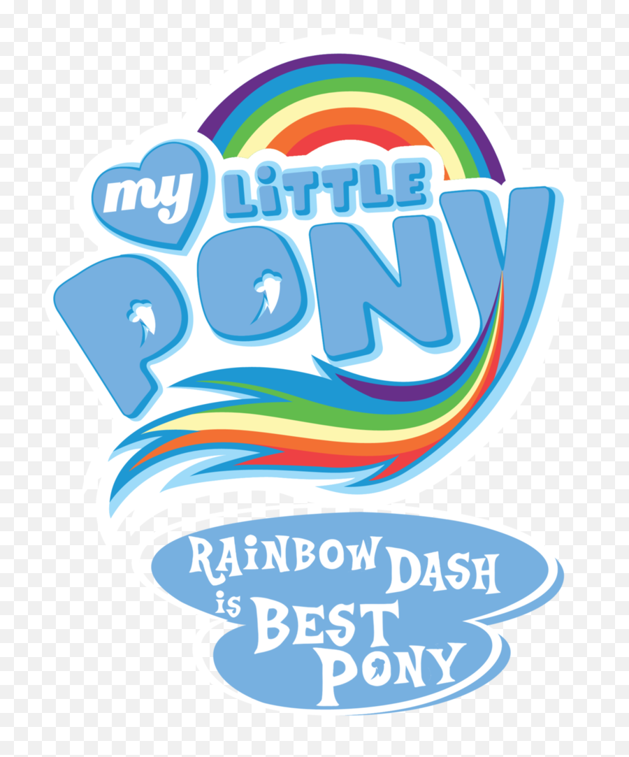 Download Hd Fanmade Mlp Dash - My Little Pony Rainbow Dash Is The Best Pony Png,My Little Pony Logo