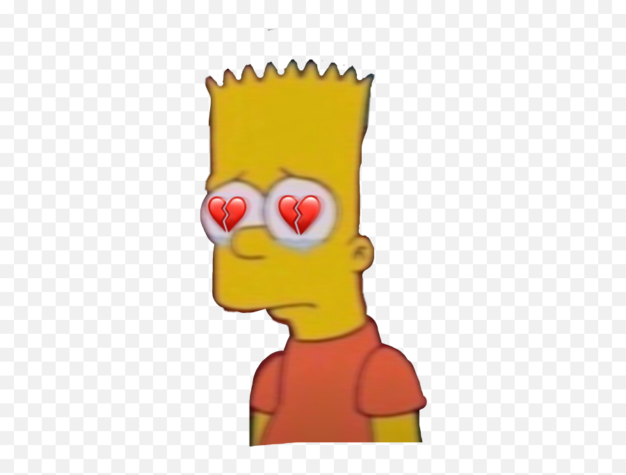 simpsons #sad #barthsimpson #breakheart #perfil #perfilphoto - Imagenes Sad  Para Perfil, HD Png Download , Transparent Png Image - PNGitem